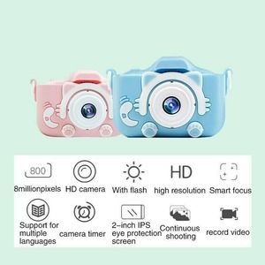 Kids Digital Camera Children LCD HD Rechargeable Video Toddler Educational Toy